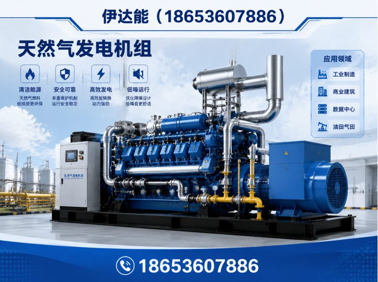 潍坊滨海经济技术开发区250kW锡柴天然气发电机展示图